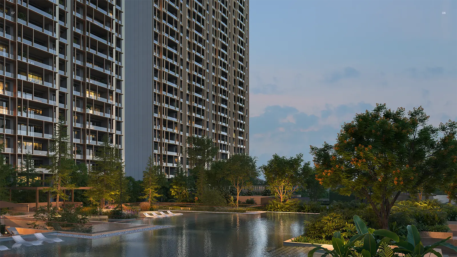 Oberoi 360 North Master Elevation
